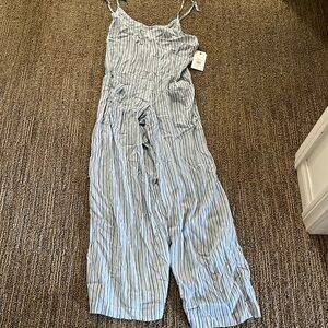 NWT Billabong Women’s Striped Jumpsuit